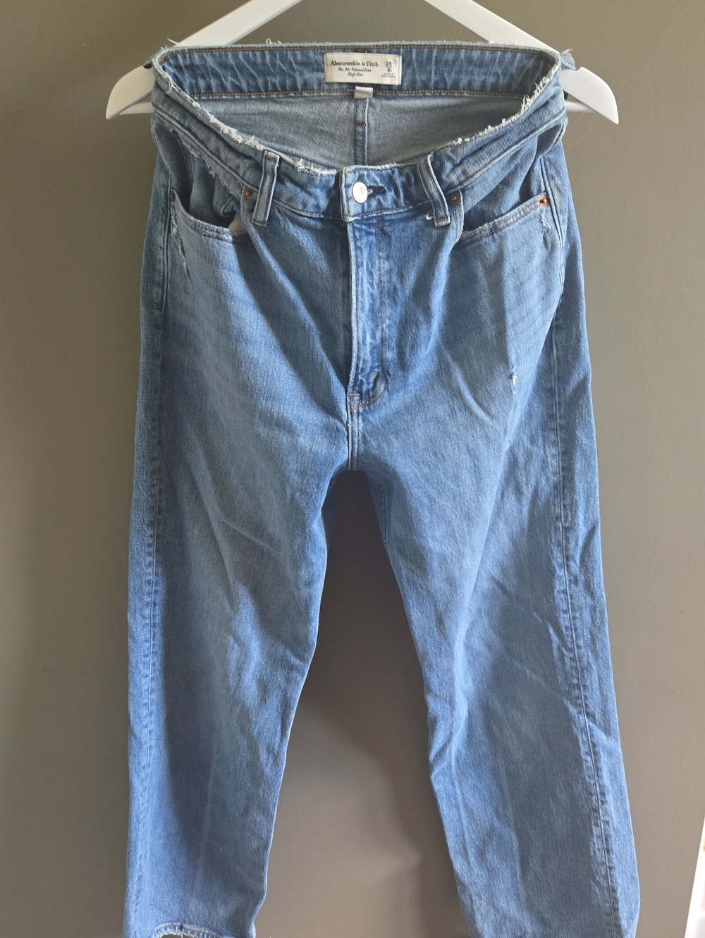 Abercrombie & Fitch Men's Light Wash Slim Straight Jeans